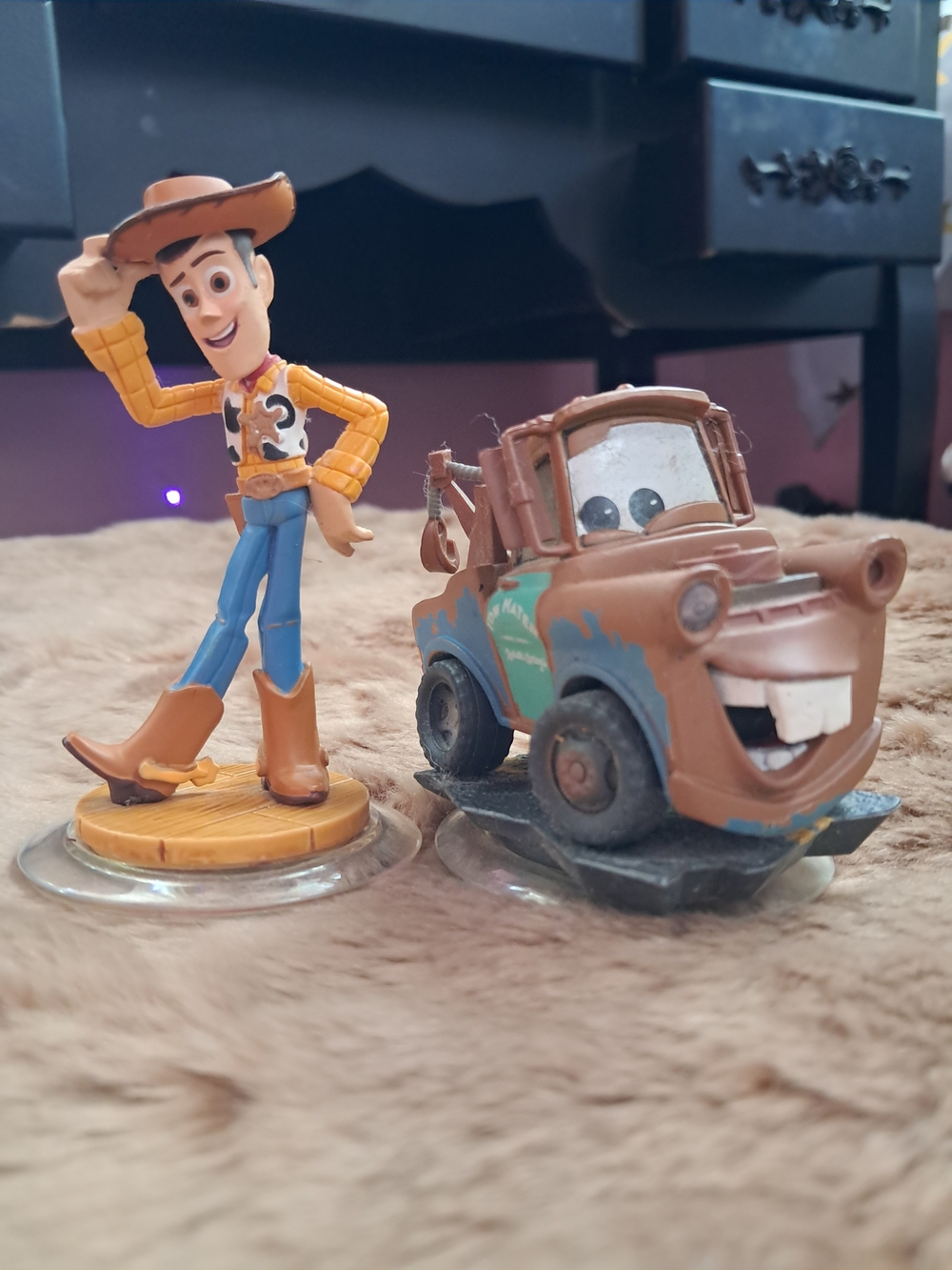 Disney Infinity Woody & Mater Playable Character Set - Toy Story & CARS
